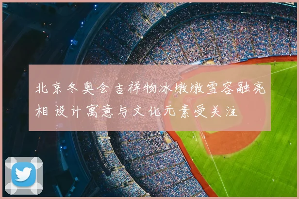 北京冬奥会吉祥物冰墩墩雪容融亮相 设计寓意与文化元素受关注